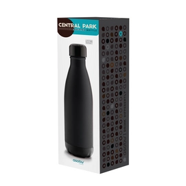 Thermosfles Asobu Central Park Bottle Zwart Zilver 510 ml
