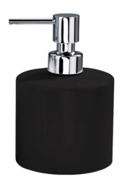 Zeepdispenser Decor Walther Porzellan 430 ml Zwart Chrome