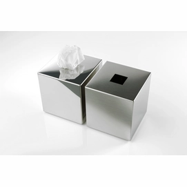 Tissue Box Decor Walther KB 93 Brushed Stainless Steel