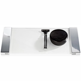Zeepschaal Decor Walther Contemporary Klein Chrome Mat Glas