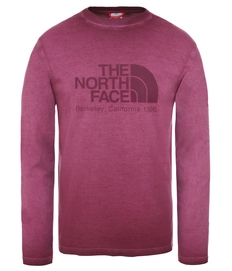T-Shirt The North Face Men LS Washed Deep Garnet Red