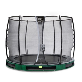 Trampoline EXIT Toys Elegant Ground 305 Green Safetynet Deluxe