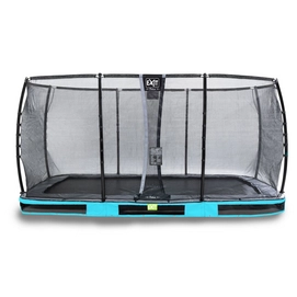 Trampoline EXIT Elegant Ground 427 x 244 Blue Safetynet Deluxe
