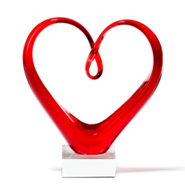 Sculpture Leonardo Heart Red