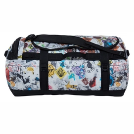 Sac de Voyage The North Face Base Camp Duffel TNF Red Sticker Bomb Decay Print TNF Black Large
