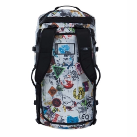 Reistas The North Face Base Camp Duffel TNF Red Sticker Bomb Decay Print TNF Black Large