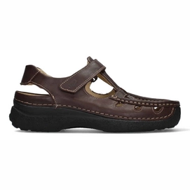 Sandaal Wolky Men Roll Sandal Men Oiled leather Brown