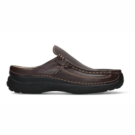 Mocassin Wolky Men Roll Slide Oiled Leather Brown-Taille 40