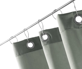 Tringle pour rideau de douche Decor Walther Loft Acier Inoxydable (12 anneaux)