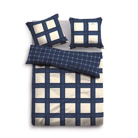 Bettwäsche Tom Tailor Flanell Blue Grid