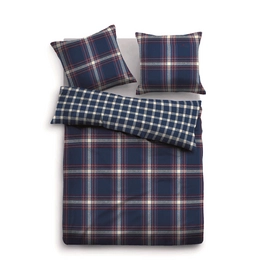 Bettwäsche Tom Tailor Flanell Blue Checked