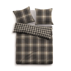 Bettwäsche Tom Tailor Flanell Brown Checked