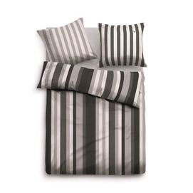 Bettwäsche Tom Tailor Flanell Grey Striped