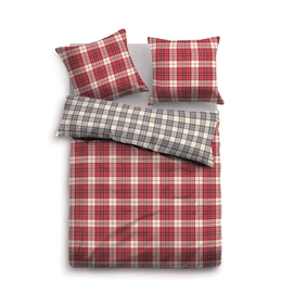 Bettwäsche Tom Tailor Flanell Red Checked