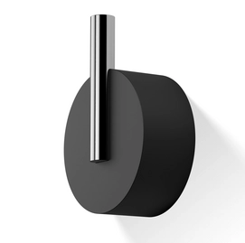 Haakje Decor Walther Black Stone WHK Klein Matt Zwart Chrome
