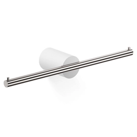 Toilet Roll Holder Decor Walther Stone 2 Matte White Matte Stainless Steel