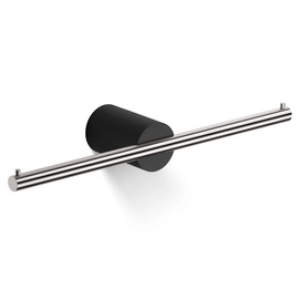 Toilettenpapierhalter Decor Walther Stone 2 Mattschwarz / Matt-RVS