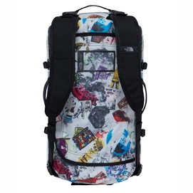 Reistas The North Face Base Camp Duffel TNF Red Sticker Bomb Decay Print TNF Black Small