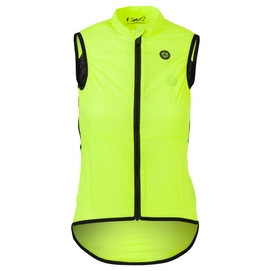 Gilet de Cyclisme AGU Women Wind Body II Essential Neon Yellow-XXL