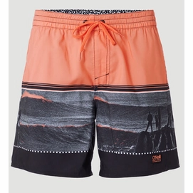 Badehose O'Neill The Point Black Pink Herren