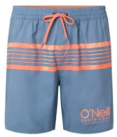 Badehose O'Neill Cali Stripe Yellow Blue Herren