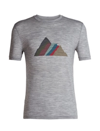 T-Shirt Icebreaker Men Spector SS Crewe Seven Summits Metro Heather