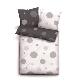 Bettwäsche Biberna Marshmallow Biber Titanium