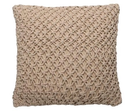 Sierkussen Yellow Serra Beige (50 x 50 cm)