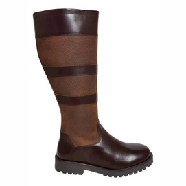 Women's Boots Custom Made Franka Red Brown Calf size 37.5 cm