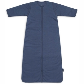 Babyschlafsack Jollein Basic Stripe Jeans Blue mit Reißverschluss-Ärmel-110 cm