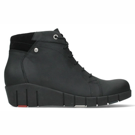 Boots Wolky Women Chicago Quebec Nubuck Black