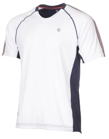 Tennis Shirt K Swiss Heritage Short Sleeve Tee Men White