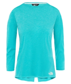 T-Shirt The North Face Women Inlux 3/4 Sleeve Top Ion Blue Dark Heather