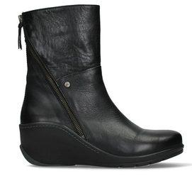Enkellaars Wolky Women Newtok Savana Leather Black