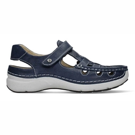 Schuh Wolky Rolling Sun Oxford Leather Women Blue