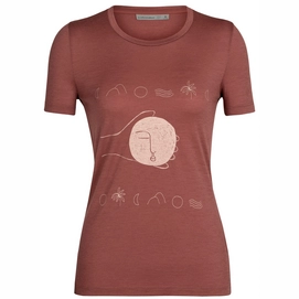T-Shirt Icebreaker Femme Tech Lite II SS Tee Moon Sonnet Grape