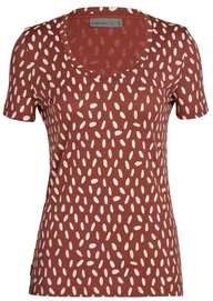 T-Shirt Icebreaker Women Tech Lite II SS Scoop Tee 1000 Footstep Grape