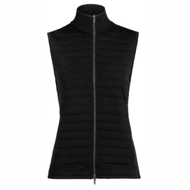 Bodywarmer Icebreaker Women ZoneKnit Insulated Vest Black-XS