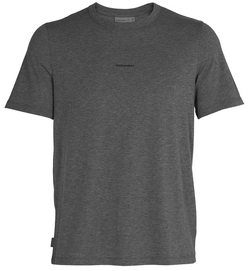T-Shirt Icebreaker Men Central SS Tee Gritstone Heather