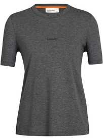 T-Shirt Icebreaker Women Central SS Tee Gritstone Heather