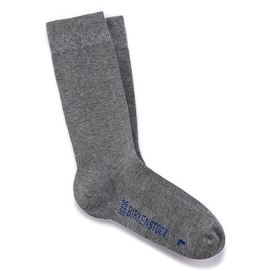 Socks Birkenstock Men Cotton Sole Mid Grey Melange-Shoe Size 8 - 9.5