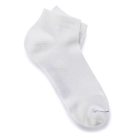 Socks Birkenstock Men Cotton Sole Sneaker White (2 pairs)-Shoe Size 8 - 9.5