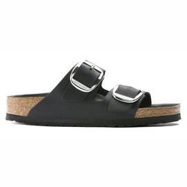 Sandale Birkenstock Arizona Big Buckle Black Oiled Leather Regular Damen-Schuhgröße 36