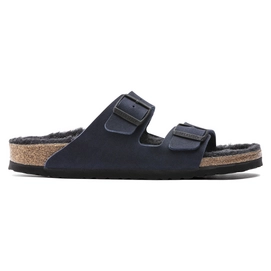 Slipper Birkenstock Unisex Arizona Winter Nug Microfiber Navy Narrow