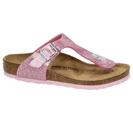 Flip Flops Birkenstock Kids Gizeh Cosmic Sparkle Candy Pink Regular-Shoe size 34