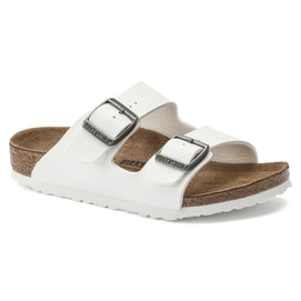 Slipper Birkenstock Kids Arizona Birko-Flor White Narrow
