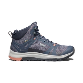 Chaussures de Randonnée Keen Women Terradora II Mid Waterproof Blue Nights Redwood