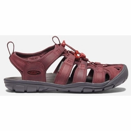 Sandales Keen Women Clearwater CNX Leather Wine Red Dahlia-Taille 37,5