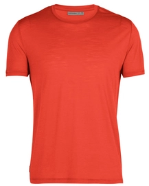 T-Shirt Icebreaker Men Spector SS Crewe Lava