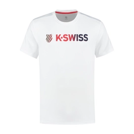 Tennisshirt K Swiss Heritage Sport Logo Tee White Herren